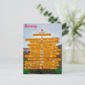 Carte Postale Norvège (Debout devant)