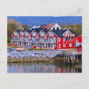 Carte Postale Norvège, Bergen  Maisons au bord de l'eau