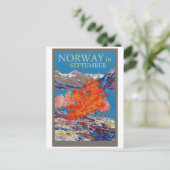 Carte Postale Norvège en septembre (Debout devant)