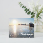 Carte Postale Norvège Glace (Debout devant)