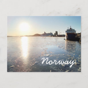 Carte Postale Norvège Glace