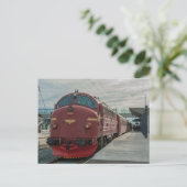 Carte Postale Norvège. NOHAB Di3 616 à Trondheim S (Debout devant)