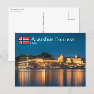 Carte Postale Norvège Oslo Akershus Forteresse