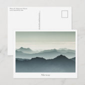 Carte Postale Norvège Paysage photo (Devant / Derrière)