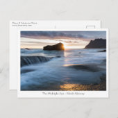 Carte Postale Norvège Soleil de minuit (Devant / Derrière)