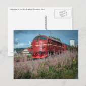 Carte Postale Norvège. Størenbanen 150 år Jubileumstog. (Devant / Derrière)