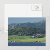 Carte Postale Norvège, Trondheimsforden, Trondheim. Typique (Devant / Derrière)