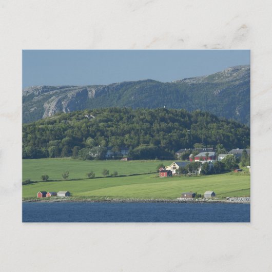 Carte Postale Norvège, Trondheimsforden, Trondheim. Typique (Devant)