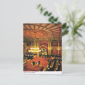 Carte Postale Norvège vintage, Oslo, Parlement (Debout devant)