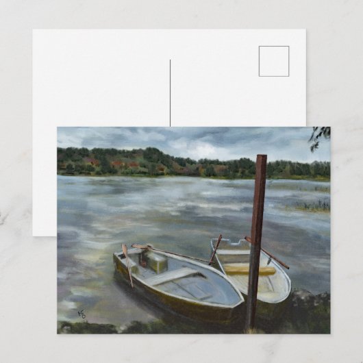 Carte Postale Norvégien Lakeside (Devant / Derrière)