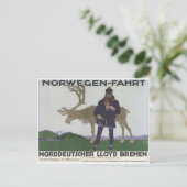 Carte Postale Norvgen Fahrt vintage (Debout devant)
