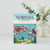 Carte Postale Norwalk Connecticut (Debout devant)