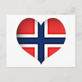 Carte Postale Norway Flag (Devant)
