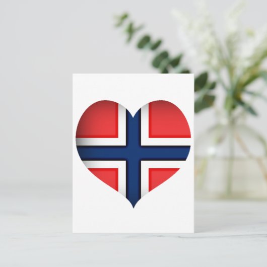 Carte Postale Norway Flag (Debout devant)
