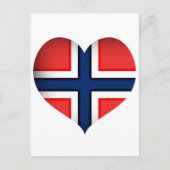Carte Postale Norway Flag (Devant)