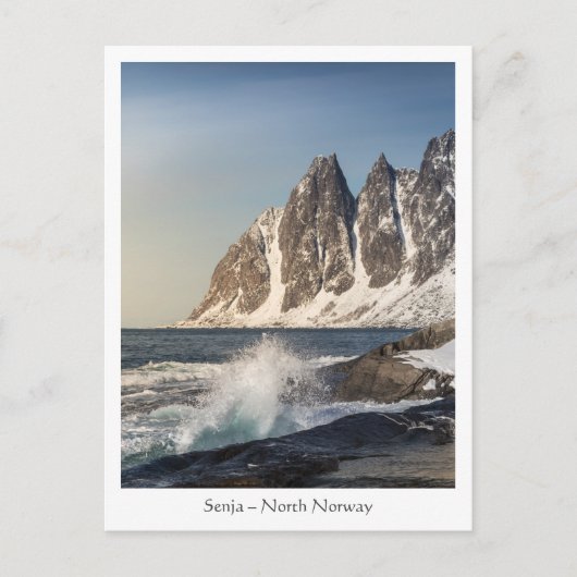 Carte Postale Norway Senja Island (Devant)