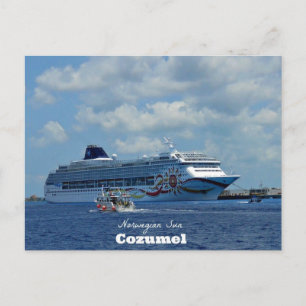 Carte Postale Norwegian Sun, Cozumel, Mexique