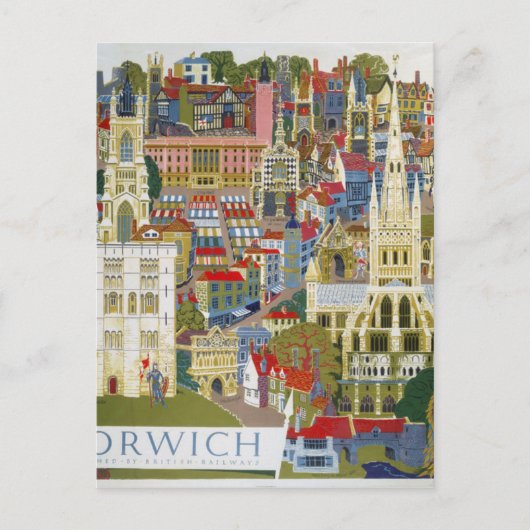 Carte Postale Norwich Angleterre (Devant)