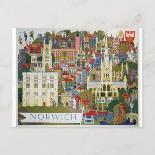 Carte Postale Norwich Angleterre