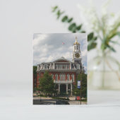 Carte Postale Norwich, CT. Hôtel de ville (Debout devant)