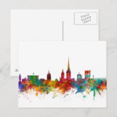 Carte Postale Norwich England Skyline (Devant / Derrière)