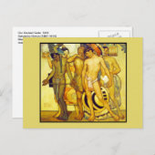 Carte Postale Nos dieux anciens par Saturnino Herran (Devant / Derrière)