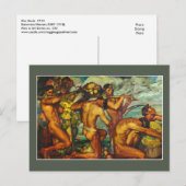 Carte Postale Nos dieux par Saturnino Herran Art mexicain (Devant / Derrière)