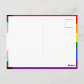 Carte Postale Nos Histoires Comptent Fierté Gay Intersection Arc (Dos)