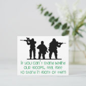 Carte Postale Nos troupes (Debout devant)