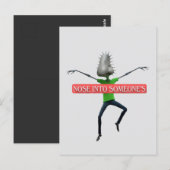 Carte Postale Nosey business (Devant / Derrière)