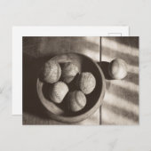 Carte Postale Nostalgie du baseball - Baseballs (Devant / Derrière)