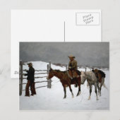 Carte Postale Nostalgie occidentale (Devant / Derrière)