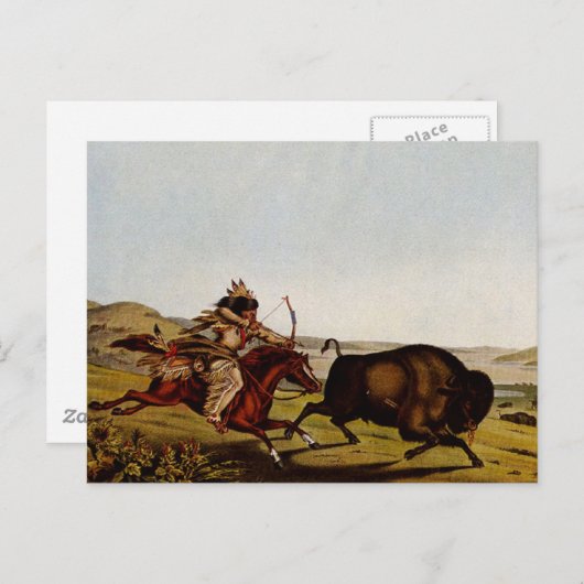 Carte Postale Nostalgie occidentale (Devant / Derrière)