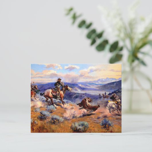 Carte Postale Nostalgie occidentale (Debout devant)