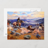 Carte Postale Nostalgie occidentale (Devant / Derrière)