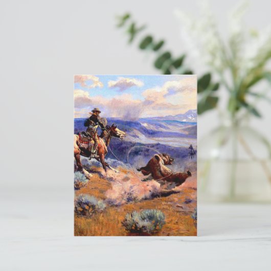 Carte Postale Nostalgie occidentale (Debout devant)