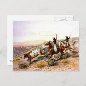 Carte Postale Nostalgie occidentale (Devant / Derrière)