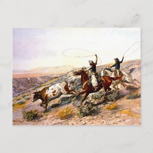 Carte Postale Nostalgie occidentale (Devant)