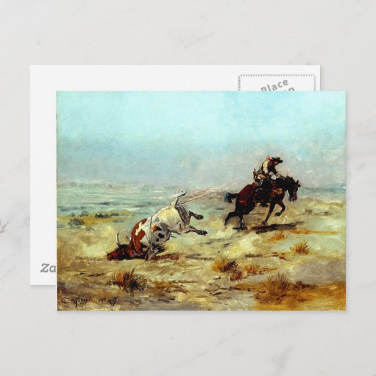 Carte Postale Nostalgie occidentale (Devant / Derrière)