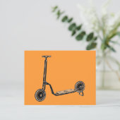 Carte Postale Nostalgie vintage Toy Scooter (Debout devant)