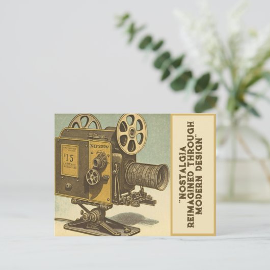 Carte postale nostalgique (Debout devant)