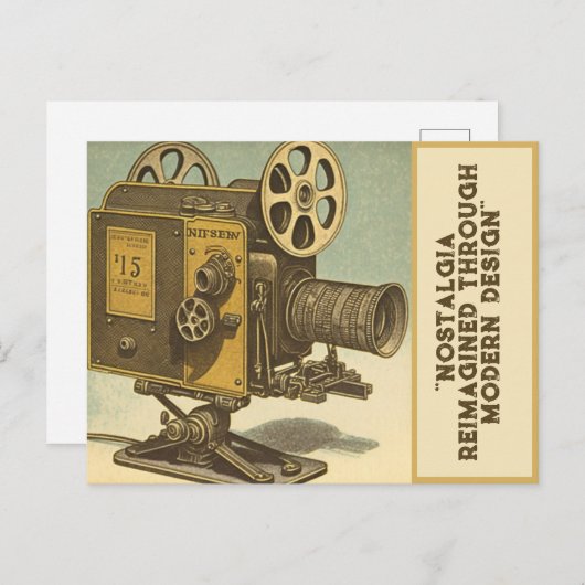 Carte postale nostalgique (Devant / Derrière)