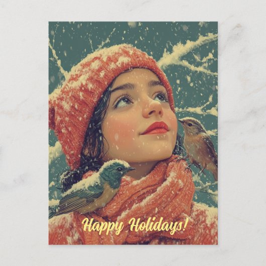 Carte postale Nostalgique de Noël (Devant)