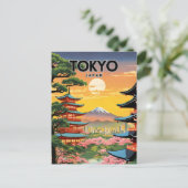 Carte Postale Nostalgique de Tokyo (Debout devant)