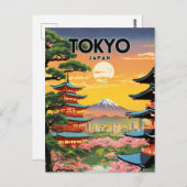 Carte Postale Nostalgique de Tokyo (Devant / Derrière)
