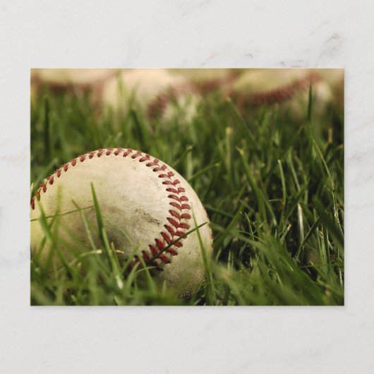 Carte Postale Nostalgique des baseballs (Devant)