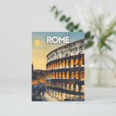 Carte Postale Nostalgique des voyages à Rome (Debout devant)