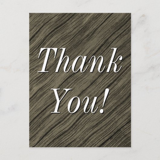 Carte postale nostalgique et vintage de "Remerciem (Devant)