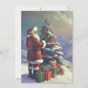 Carte postale nostalgique Noël