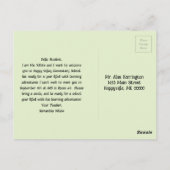 Carte Postale Nosy Deer ne peut pas attendre de rencontrer votre (Dos)